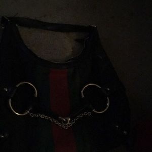 Genuine Gucci horsebit baguette